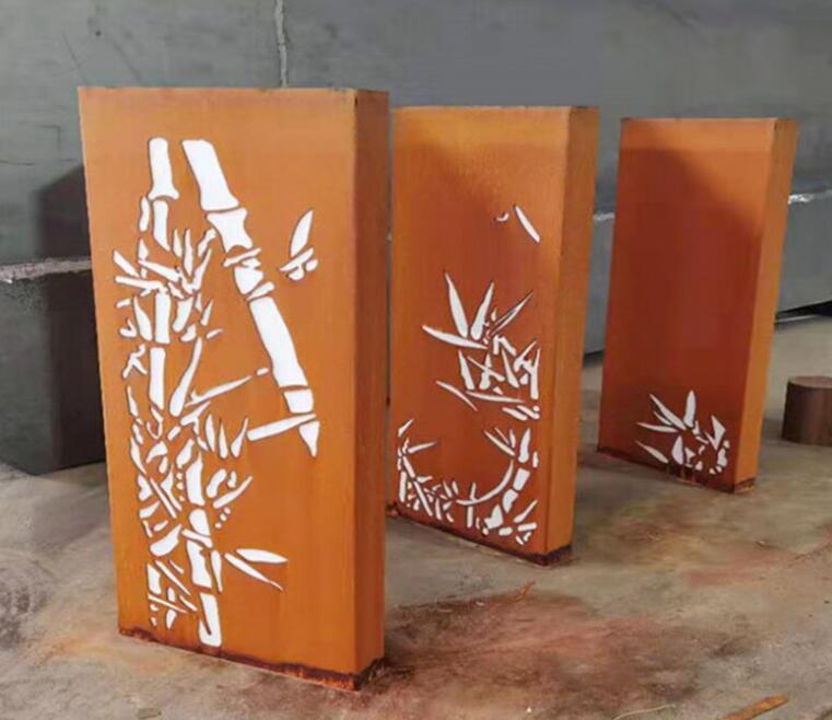 上思锈钢板灯箱
