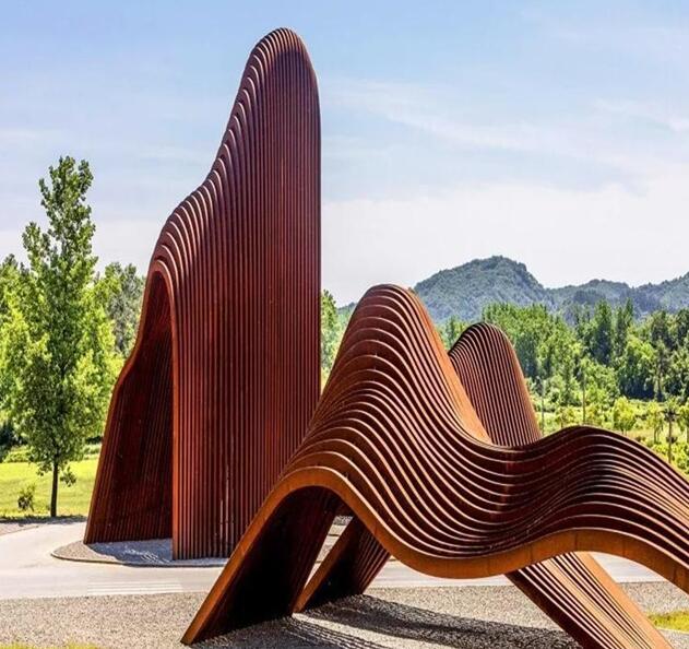 上思锈钢板造型