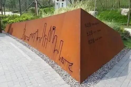 上思耐候钢挡土墙